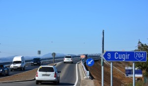 Autostrada Sibiu - Orastie - pasajul rutier de la Sibot